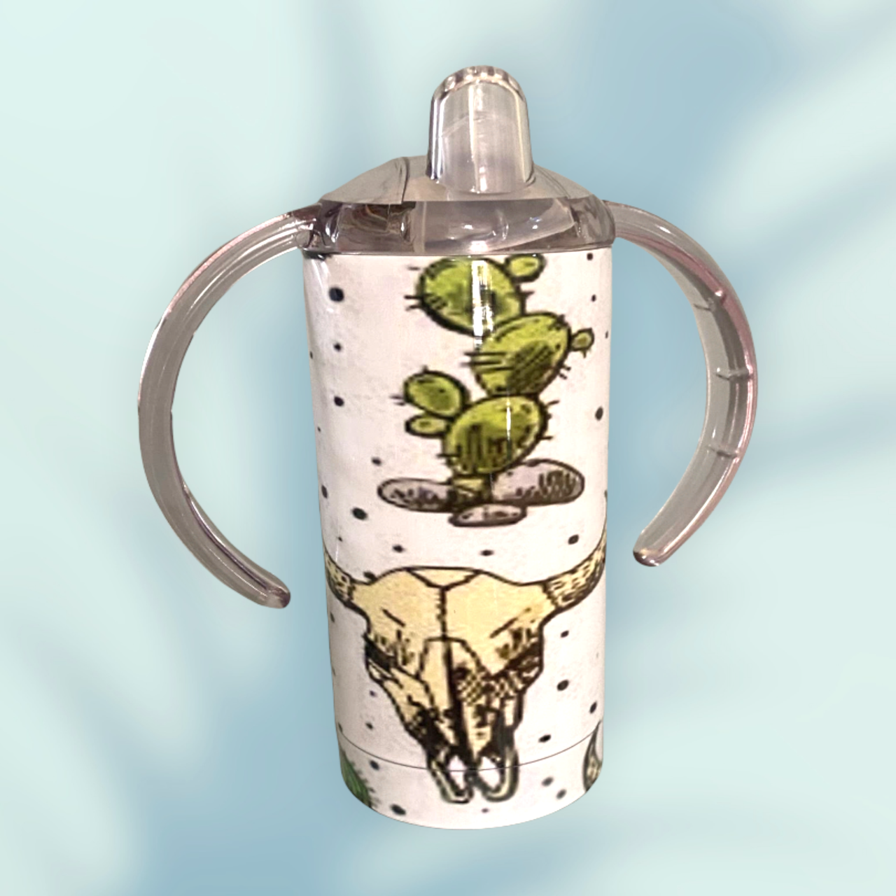 Cactus Skull Sippy Dual lids